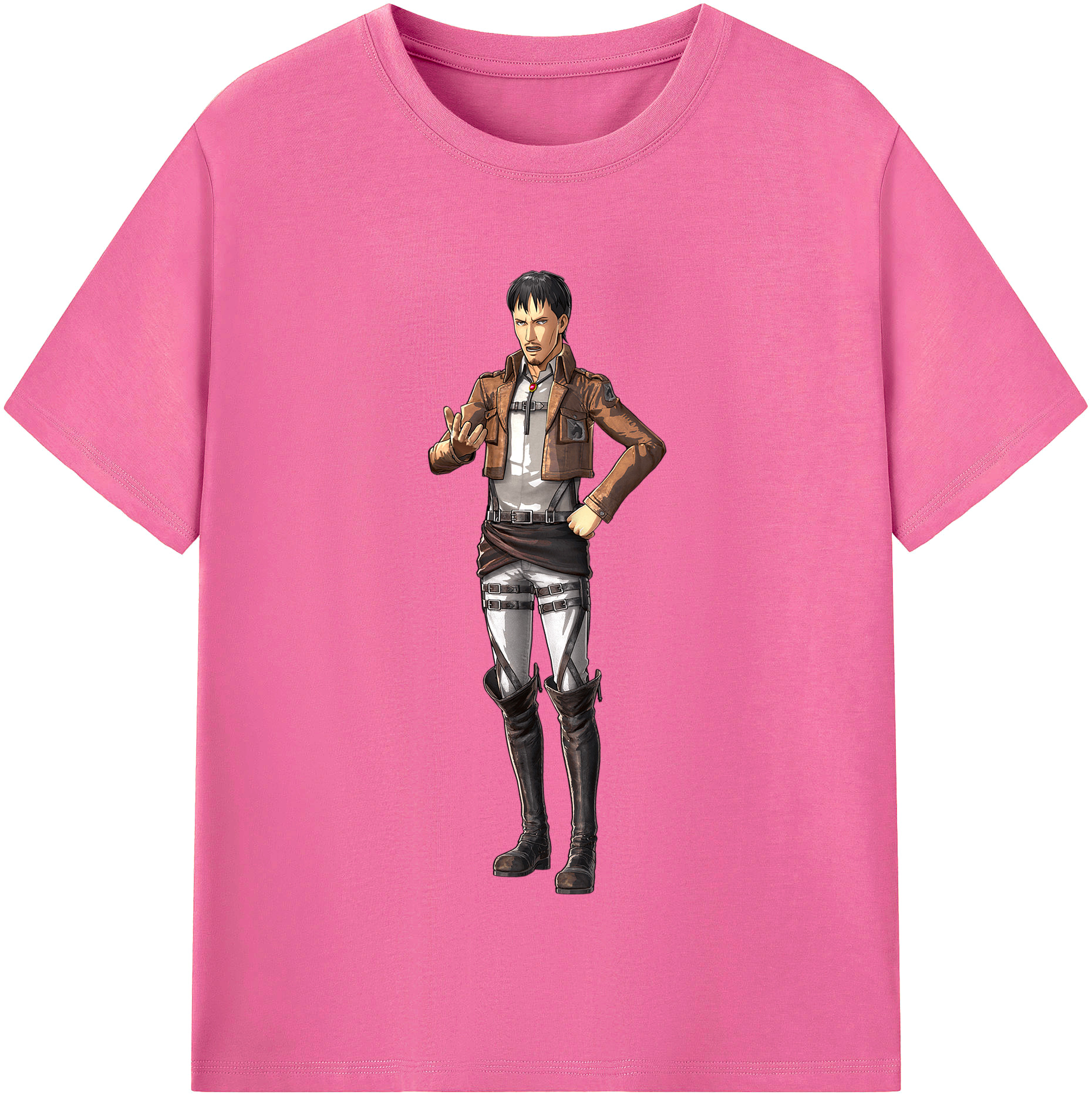 （画像用） 進撃の巨人 Attack on Titan レディースカジュアルプリントTシャツ（綿100％）